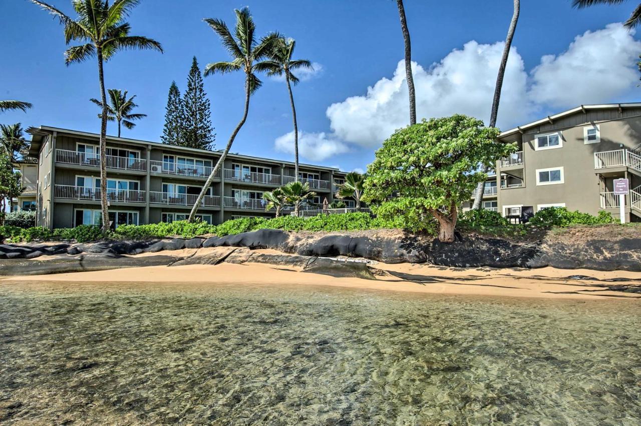 Waipouli Beachfront Condo With Balcony And Ocean Views Kapa'a Luaran gambar