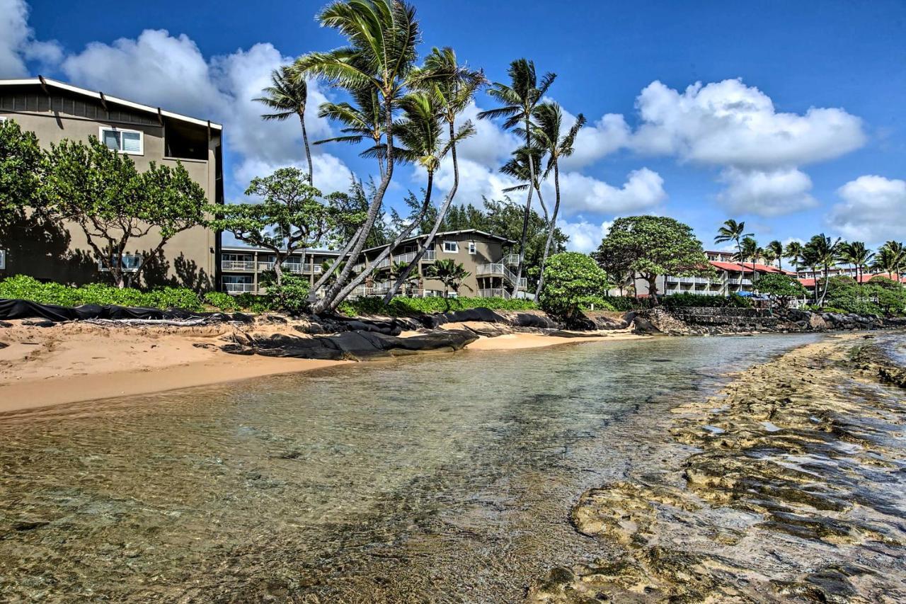 Waipouli Beachfront Condo With Balcony And Ocean Views Kapa'a Luaran gambar