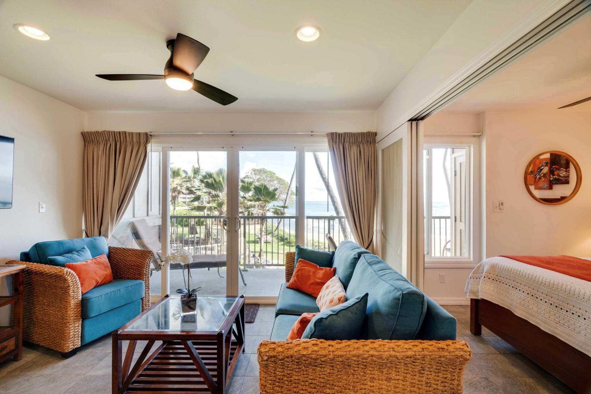 Waipouli Beachfront Condo With Balcony And Ocean Views Kapa'a Luaran gambar