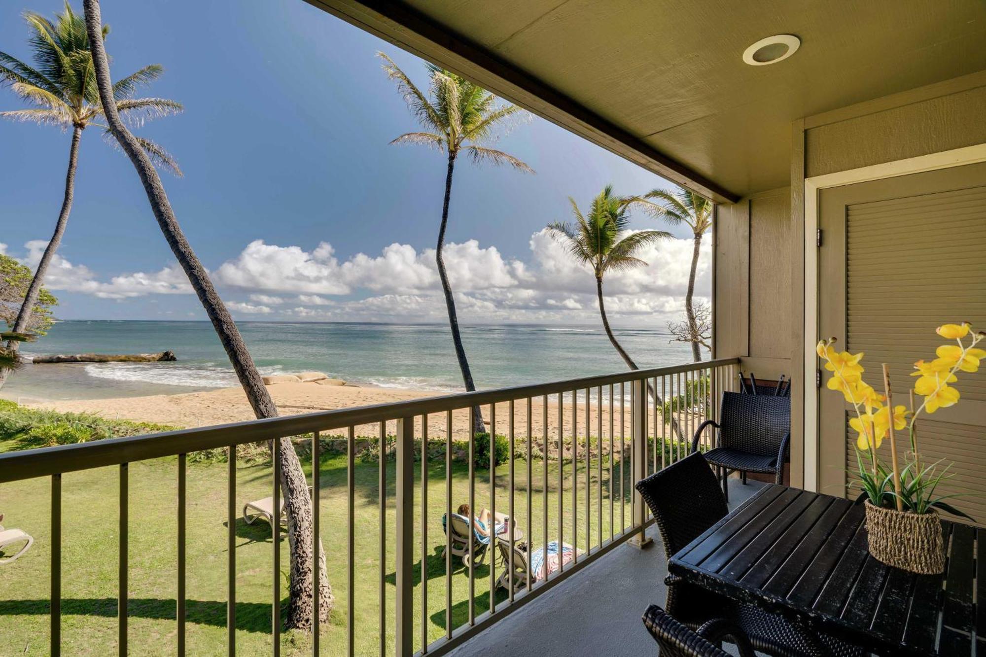 Waipouli Beachfront Condo With Balcony And Ocean Views Kapa'a Luaran gambar